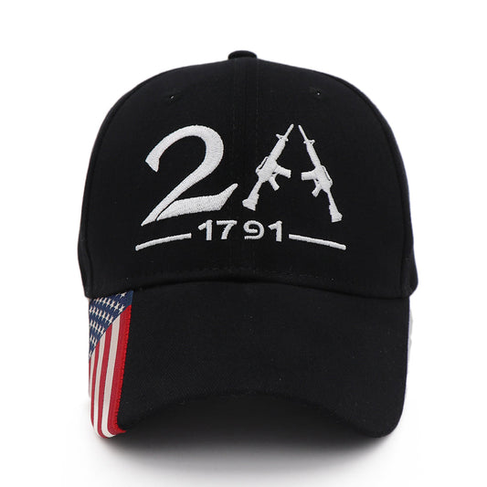 2nd Amendment 2A Limited Edition Black Embroidered Hat